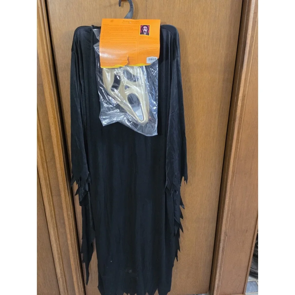 New Vitage 1997  Scream Ghost Face Bleeding Mask  Costume Fun World Adult Men XL